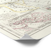 東半球の世界地図 ポスター (角)