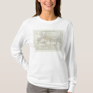 東半球の世界地図 Tシャツ