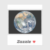 東半球を示す全地球。 シール (シート)