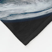 東半球を示す全地球。 フリースブランケット (角)