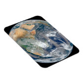 東半球を示す全地球。 マグネット (右側)