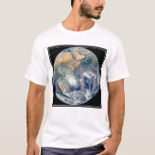 東半球を示す全地球。 Tシャツ (正面)