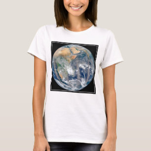 東半球を示す全地球。 Tシャツ