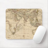 東半球円形マップ マウスパッド (マウス)