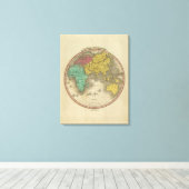 東半球5 キャンバスプリント (インサイチュ (ウッドフロア))