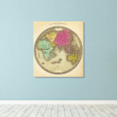 東半球8 キャンバスプリント (インサイチュ (ウッドフロア))