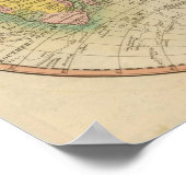 東半球 ポスター (角)