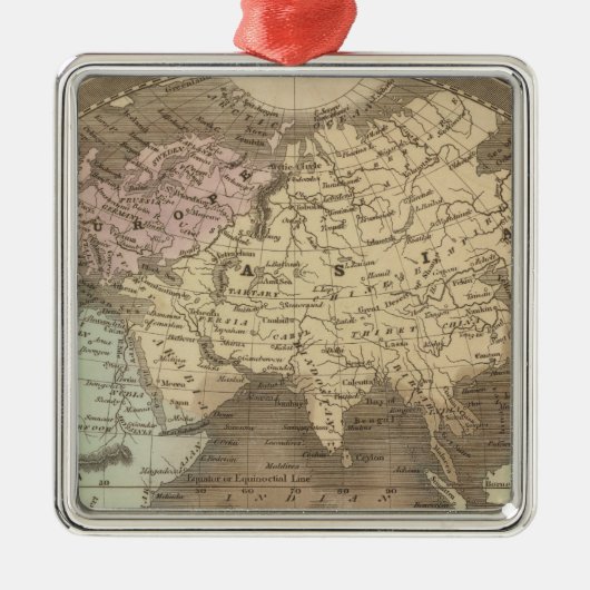 東半球 メタルオーナメント (正面)