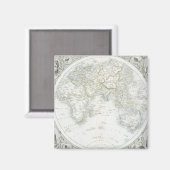 東半球、ワールドマップのシリーズからpu マグネット (正面/裏面)