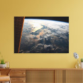 東南アジアのセレベス海からサングリントが光る キャンバスプリント (インサイチュ (リビング))