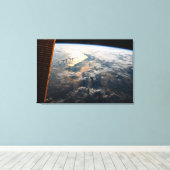 東南アジアのセレベス海からサングリントが光る キャンバスプリント (インサイチュ (ウッドフロア))