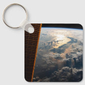 東南アジアのセレベス海からサングリントが光る キーホルダー (正面)