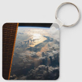 東南アジアのセレベス海からサングリントが光る キーホルダー (裏面)