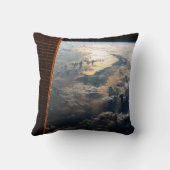 東南アジアのセレベス海からサングリントが光る クッション (裏面)