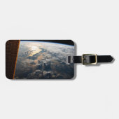 東南アジアのセレベス海からサングリントが光る ラゲッジタグ (正面横)