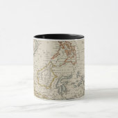東南アジアのマグ/コップの旧式な地図 マグカップ (中央)