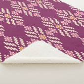 東南アジアのレトロなアボリジンのシームレスな背景 シェルパブランケット (3/4)