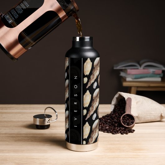 東南アジアの熱帯ヴィンテージ貝類 ウォーターボトル (コーヒー)