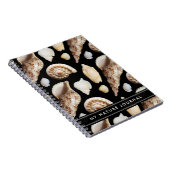 東南アジアの熱帯ヴィンテージ貝類 ノートブック (右側)