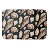 東南アジアの熱帯ヴィンテージ貝類 バスマット (正面)