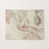 東南アジア及び北のオーストラリアの地図 ジグソーパズル (横)