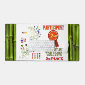 東南アジア大戦2位 デスクマット (キーボード&マウス)