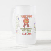 東南アジア大戦2位 フロストグラスビールジョッキ (正面左)