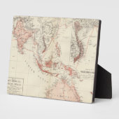 東南アジア・北オーストラリアの地図 フォトプラーク (側面)