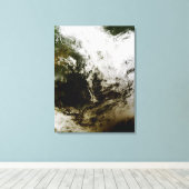 東南太陽のアジアの金食 キャンバスプリント (インサイチュ (ウッドフロア))