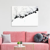 東南極A:午前1/2s王侯オラフ海岸 キャンバスプリント (インサイチュ (リビング))