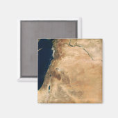 東岸に沿ったイスラエルの土地 マグネット (正面/裏面)