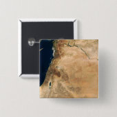 東岸に沿ったイスラエルの土地 缶バッジ (正面&裏面)