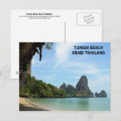 東斎ビーチクラビThailand Postagrapes ポストカード (正面/裏面)