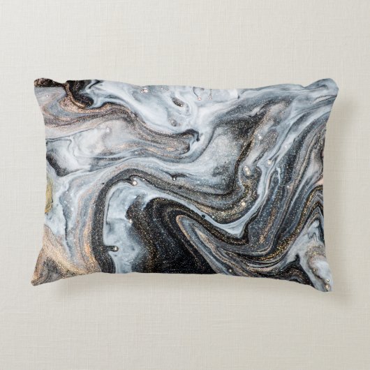 東方スタイル。金の渦巻き、アーティスティ アクセントクッション (裏面)