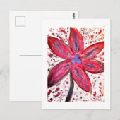 東方ユリ ポストカード (正面/裏面)