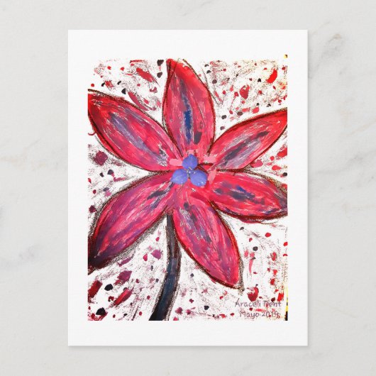 東方ユリ ポストカード (正面)