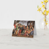 東方三博士の礼拝 カード (黄色い花)