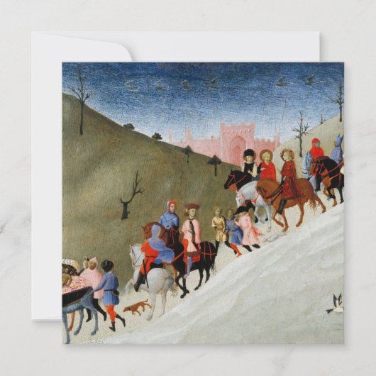 東方三賢人の旅のホリデーカード シーズンカード (正面)