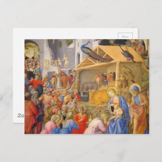 東方三賢士の礼拝 ポストカード (正面/裏面)