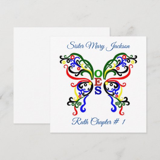 東方星章をカスタマイズ 招待状 (正面/裏面)