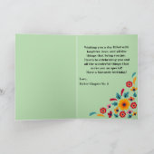 東方星章 オーダー・オブ・イースタン・スター 誕生日カード OES サンキューカード (内部)