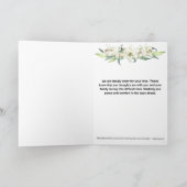 東方星章 哀悼カード OES サンキューカード (内部)