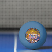 東方曼荼羅カッコいいタンカ山高神 卓球ボール (ネット)