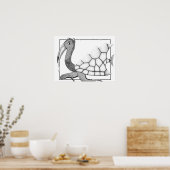 東明郷プリント ポスター (キッチン)