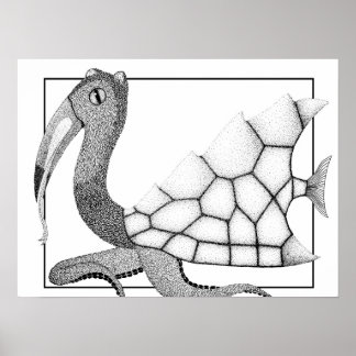 東明郷プリント ポスター