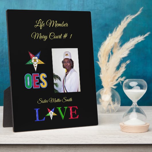 東星生命メンバーの順序 フォトプラーク (側面)