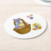 東時間 ラウンドペーパーコースター (アングル)