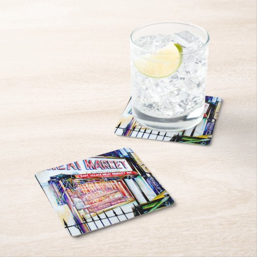 東村の知恵の庭 スクエアペーパーコースター (インサイチュ)