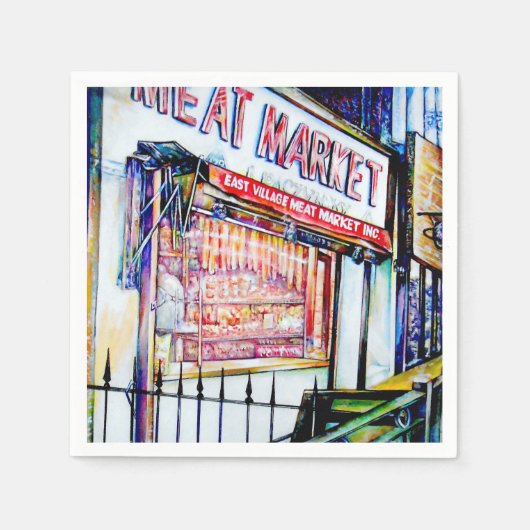 東村の知恵の庭 スタンダードカクテルナプキン (正面)