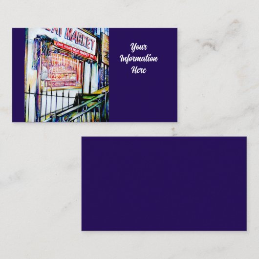 東村の知恵の庭 名刺 (正面/裏面)